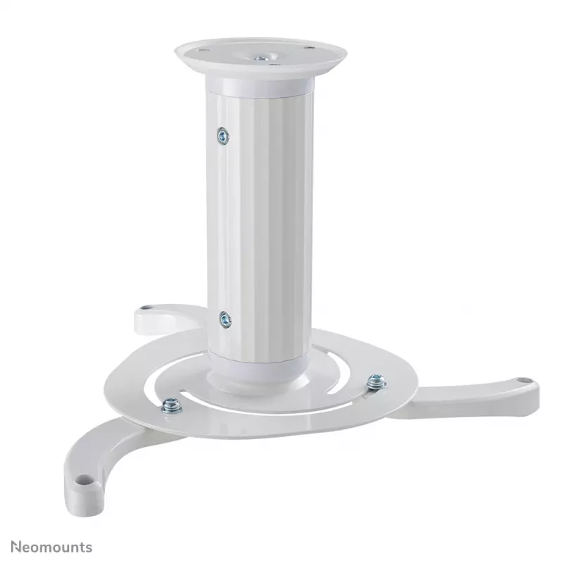 Neomounts BEAMER-C80WHITE kattoteline projektorille - korkeus 13-20 cm - täysin liikuteltava