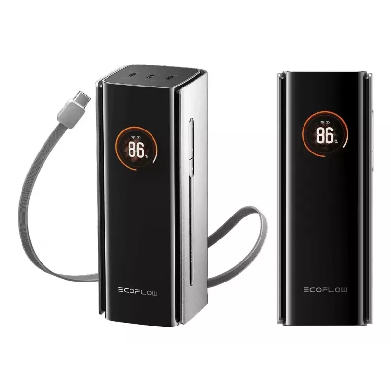 Varavirtalähde EcoFlow RAPID Pro 20000 mAh litium 230W, 3× USB-C, musta