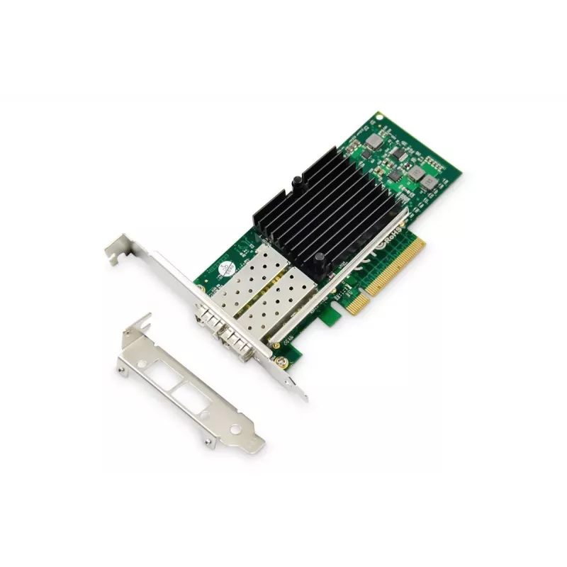 DIGITUS SFP 2 porttia 10G PC/Expresscard Intel JL82599ES -piirisarja optiset ja kuparimoduulit