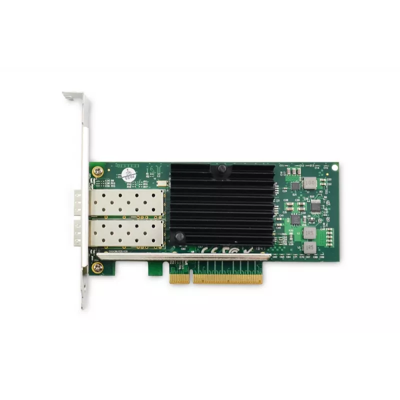 DIGITUS SFP 2 porttia 10G PC/Expresscard Intel JL82599ES -piirisarja optiset ja kuparimoduulit