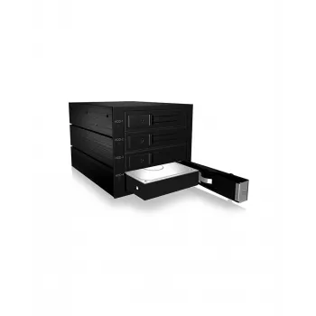 ICY BOX IB-564SAS-12G levyasema musta