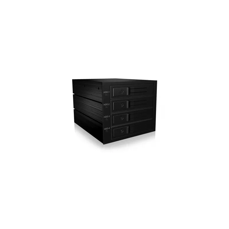 ICY BOX IB-564SAS-12G levyasema musta