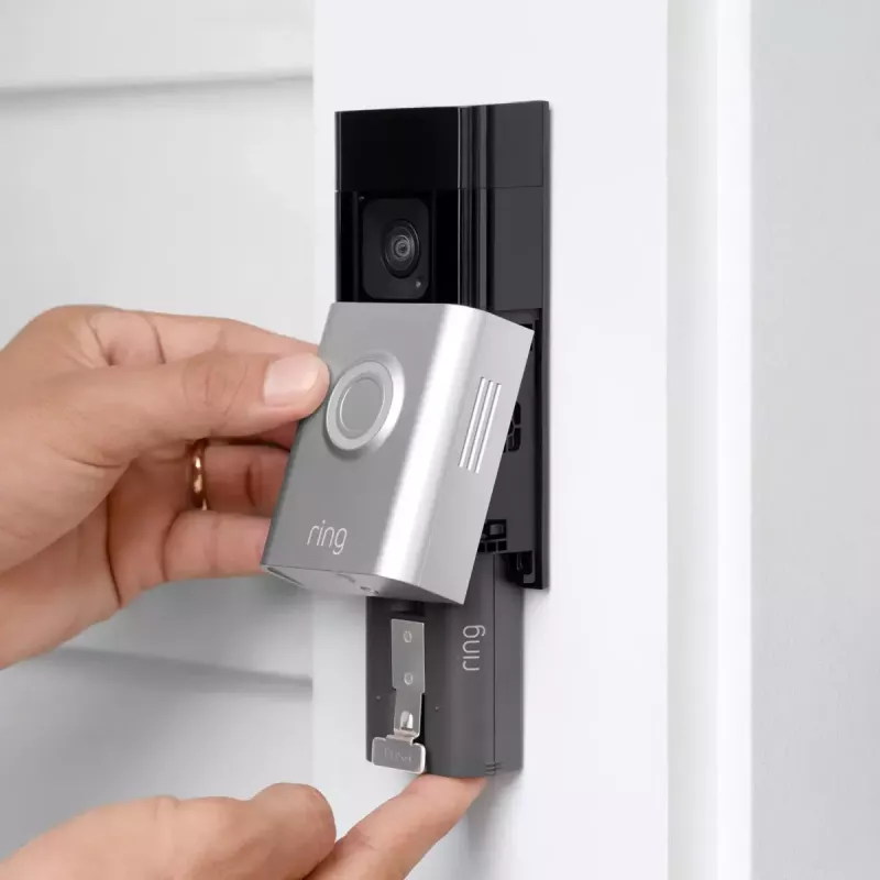 Battery Doorbell Plus Ring musta nikkeli