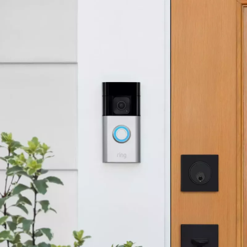 Battery Doorbell Plus Ring musta nikkeli