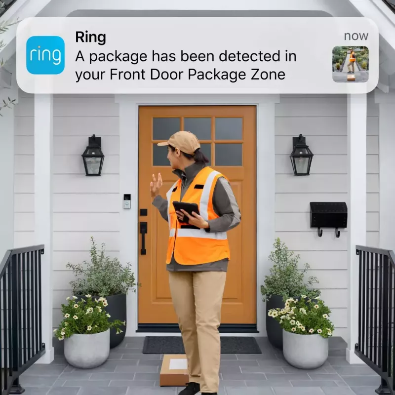 Battery Doorbell Plus Ring musta nikkeli