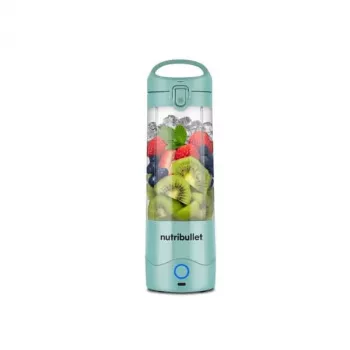 Tehosekoitin NUTRIBULLET Portable 0,475 L sininen, paristokäyttöinen, Tritan-kannu, ruostumattomat terät