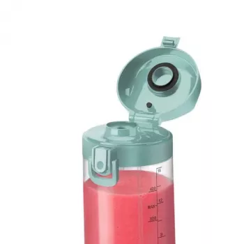 Tehosekoitin NUTRIBULLET Portable 0,475 L sininen, paristokäyttöinen, Tritan-kannu, ruostumattomat terät