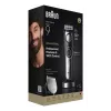 Braun BeardTrimmer 9 BT9560 parranleikkuri akku 52 2 cm märkä ja kuiva musta, hopea