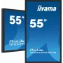 iiyama TF5539AS-B1AG Signage-näyttö kiosk-malli 138,7 cm (54,6 tuumaa) LED 435 cd/m² 4K Ultra HD musta kosketusnäyttö integroitu prosessori Android 11 24/7