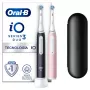 Oral-B iO3 Duo aikuisten värähtelevä hammasharja musta, roosa, valkoinen