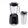 Braun JB1051BK PowerBlend 1 tehosekoitin, 600 W, 1,25 l, lasikannu, musta