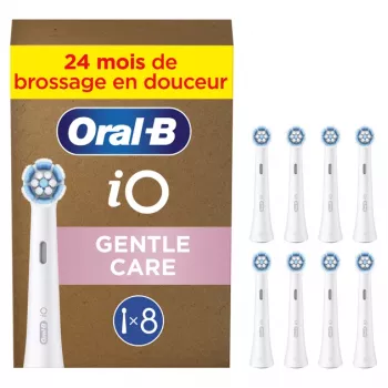 Oral-B iO Gentle Care 8 kpl valkoinen