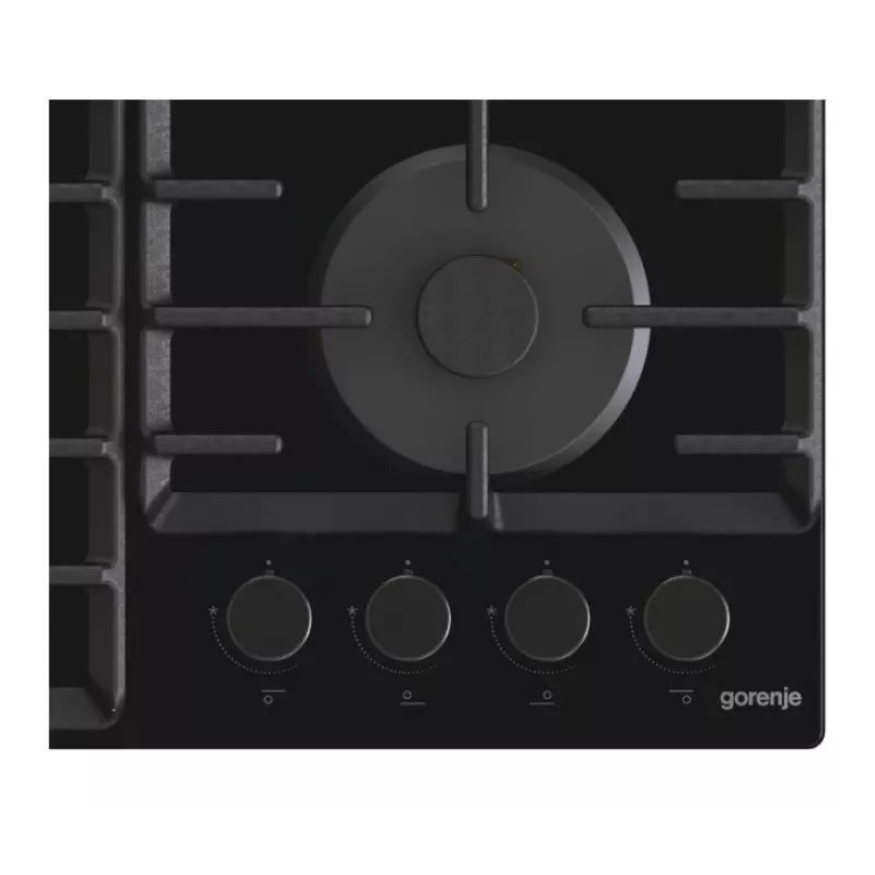 Gorenje GTW642SYB musta kalusteisiin asennettava 60 cm kaasu 4 vyöhykettä