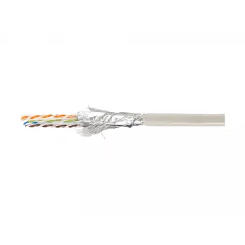 Verkkokaapeli Equip Cat.6 SF/UTP asennuskaapeli LSZH täyslankakupari 305m beige