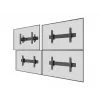 Equip 37 tuuman-65 tuuman modulaarinen Push-In Pop-Out TV-seinäteline