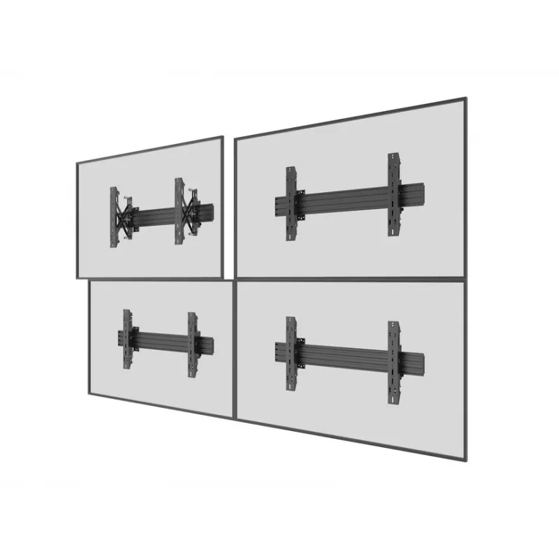 Equip 37 tuuman-65 tuuman modulaarinen Push-In Pop-Out TV-seinäteline