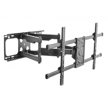 Equip 37–90 tuuman kallistettava/käännettävä TV-seinäteline, 200 x 200 mm, 816 x 410 mm, -15 - 5°, -60 - 60°, teräs, musta