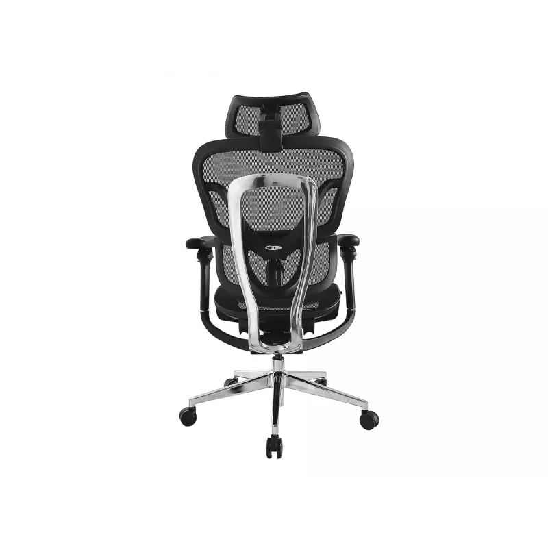 Equip ergonominen premium-toimistotuoli niskatuella ja käsinojilla, musta