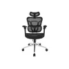 Equip ergonominen premium-toimistotuoli niskatuella ja käsinojilla, musta