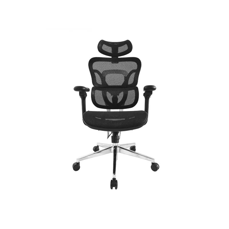 Equip ergonominen premium-toimistotuoli niskatuella ja käsinojilla, musta