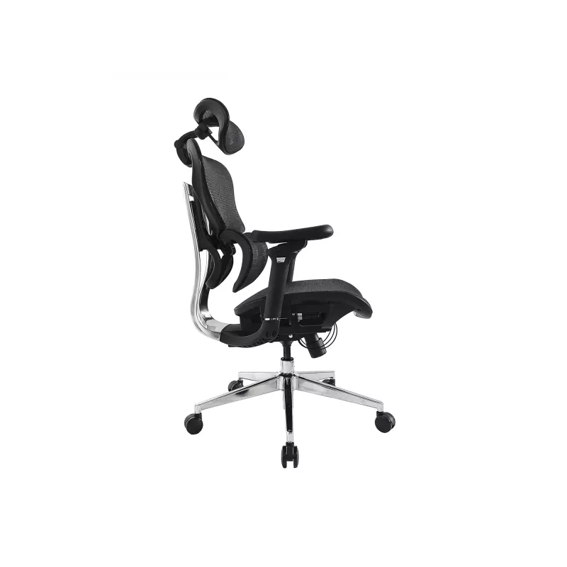 Equip ergonominen premium-toimistotuoli niskatuella ja käsinojilla, musta
