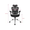 Equip ergonominen premium-toimistotuoli niskatuella ja käsinojilla, musta