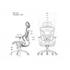 Equip ergonominen premium-toimistotuoli niskatuella ja käsinojilla, musta