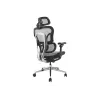 Equip ergonominen premium-toimistotuoli niskatuella ja käsinojilla, harmaa
