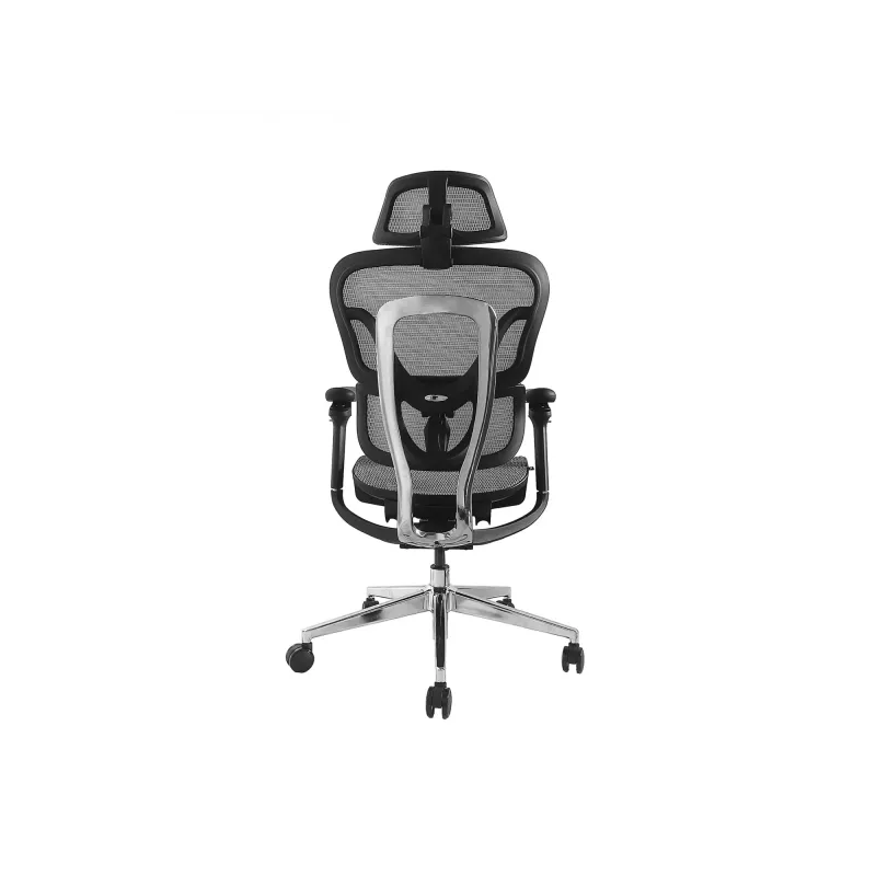 Equip ergonominen premium-toimistotuoli niskatuella ja käsinojilla, harmaa