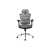 Equip ergonominen premium-toimistotuoli niskatuella ja käsinojilla, harmaa