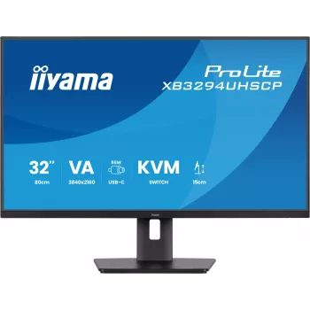 iiyama ProLite XB3294UHSCP-B1 tietokonenäyttö 80 cm (31,5 inch) 3840 x 2160 pikseliä 4K Ultra HD musta