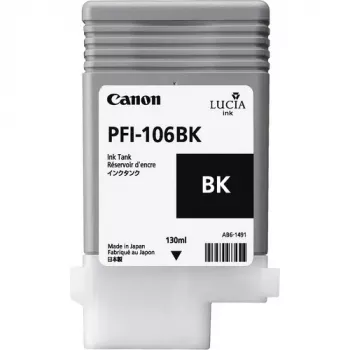 Canon PFI-106 BK mustekasetti 1 kpl alkuperäinen fotomusta
