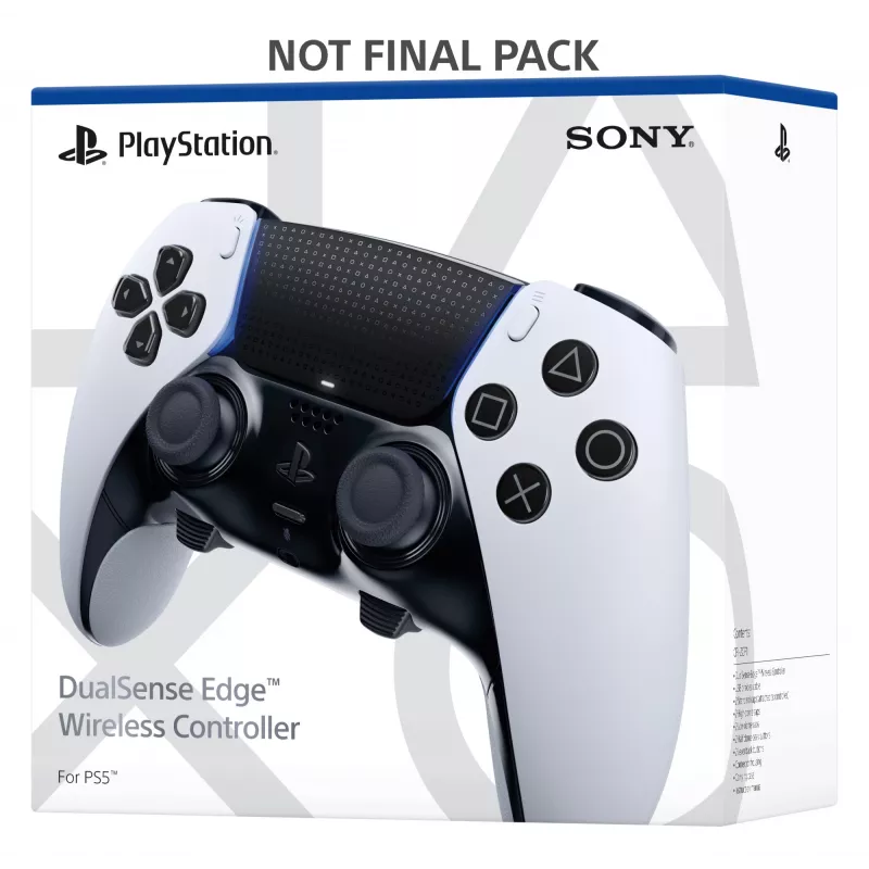 Sony DualSense Edge musta, valkoinen Bluetooth-peliohjain analoginen / digitaalinen PlayStation 5