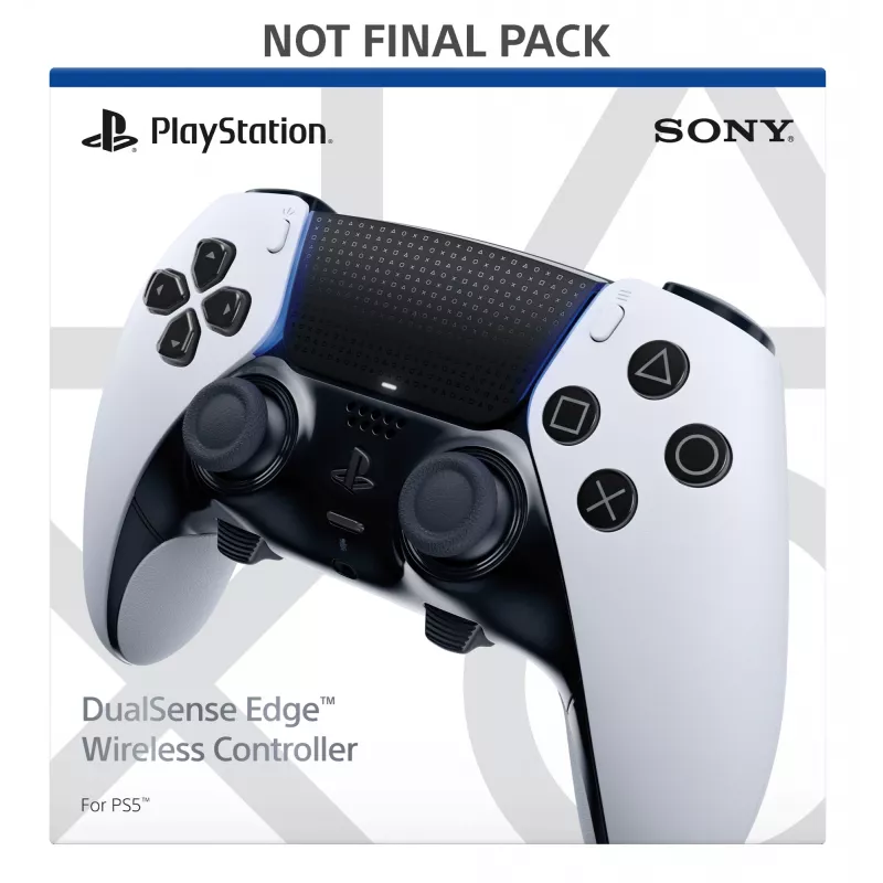Sony DualSense Edge musta, valkoinen Bluetooth-peliohjain analoginen / digitaalinen PlayStation 5