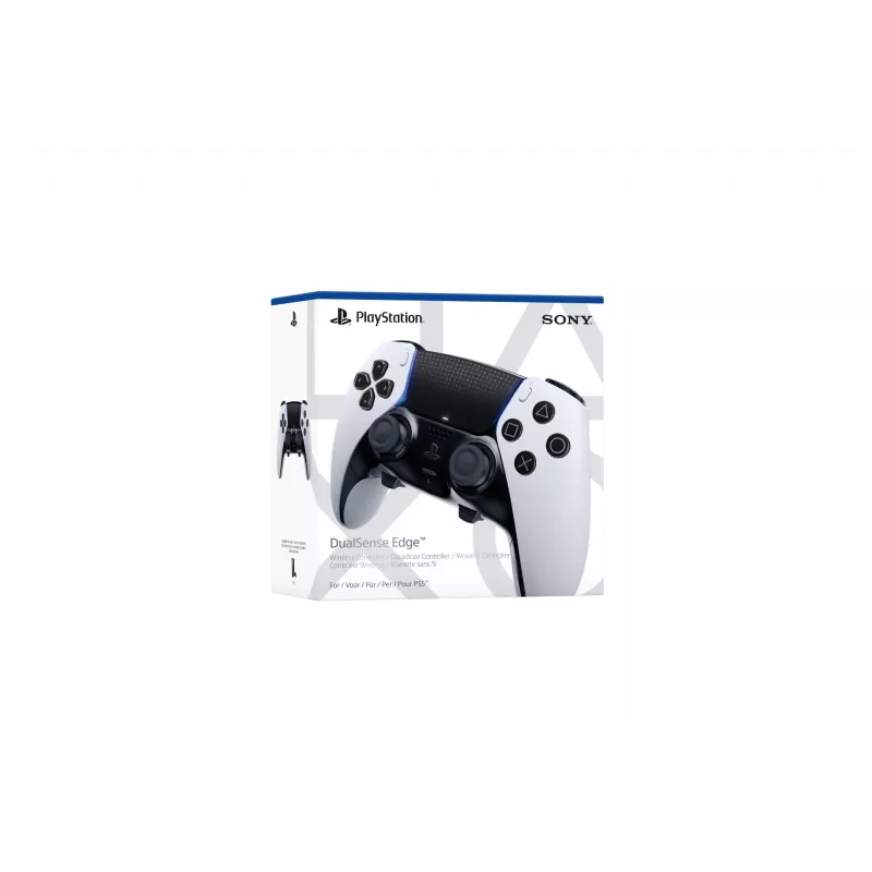 Sony DualSense Edge musta, valkoinen Bluetooth-peliohjain analoginen / digitaalinen PlayStation 5