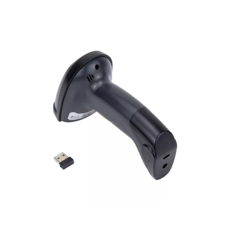 Equip langaton 2D dual-mode 2,4GHz + Bluetooth viivakoodilukija, jalustalla