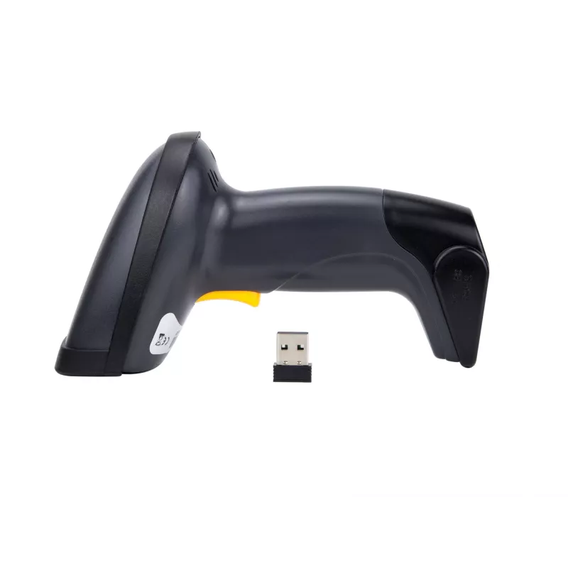 Equip langaton 2D dual-mode 2,4GHz + Bluetooth viivakoodilukija, jalustalla