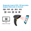 Equip langaton 2D dual-mode 2,4GHz + Bluetooth viivakoodilukija, jalustalla
