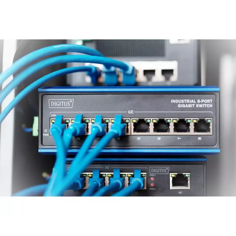 Hallitsematon kytkin Digitus DN-651119 8 porttia Gigabit Ethernet