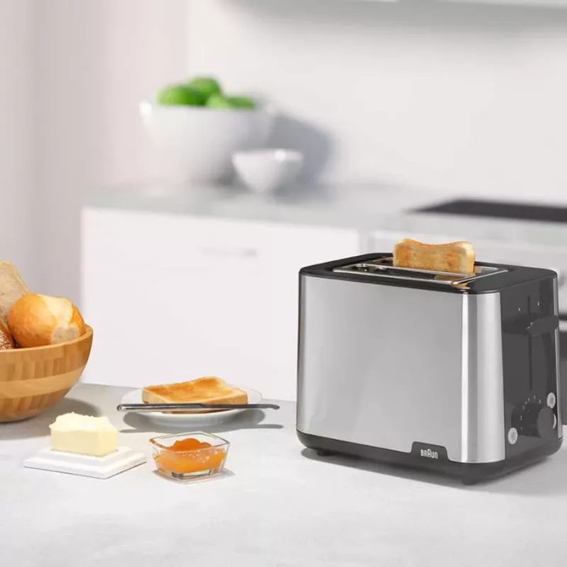 Braun HT101BI-HT1510BK 8 2 viipaletta 900 W musta, ruostumaton teräs