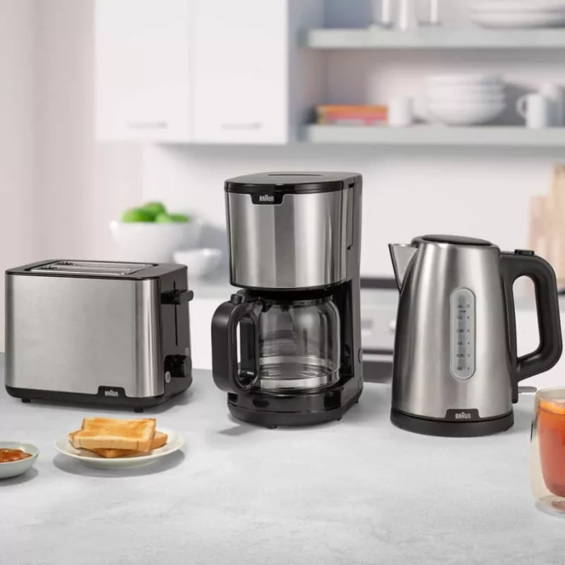 Braun HT101BI-HT1510BK 8 2 viipaletta 900 W musta, ruostumaton teräs