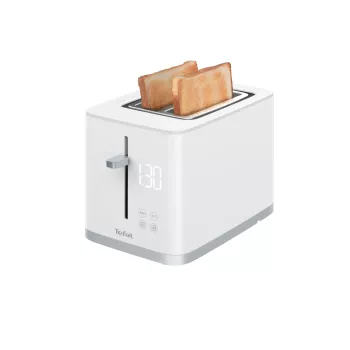 Leivänpaahdin Tefal Sense TT6931 — 2 viipaletta, 850 W, valkoinen, 7 paahtoastetta, LED-näyttö