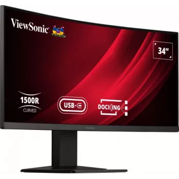 Viewsonic näyttö VG3419C tietokonemonitori 86,4 cm (34 inch) 3440 x 1440 pikseliä UltraWide Quad HD LED musta
