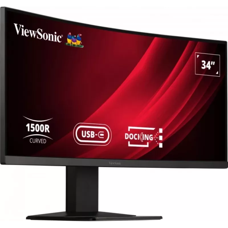 Viewsonic näyttö VG3419C tietokonemonitori 86,4 cm (34 inch) 3440 x 1440 pikseliä UltraWide Quad HD LED musta
