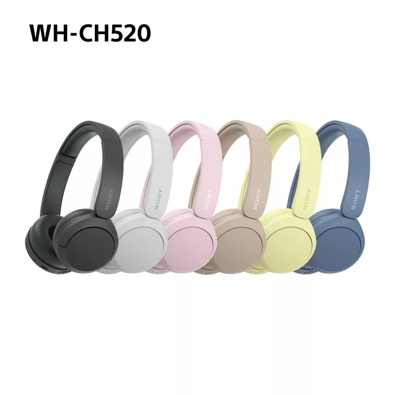 Sony WHCH520P.CE7, langaton, 20 - 20000 Hz, puhelut/musiikki, 147 g, kuulokemikrofoni, pinkki