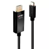 Lindy 1m USB-C - HDMI 4K60 sovitinkaapeli HDR-tuella
