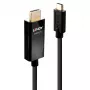 Lindy 1m USB-C - HDMI 4K60 sovitinkaapeli HDR-tuella