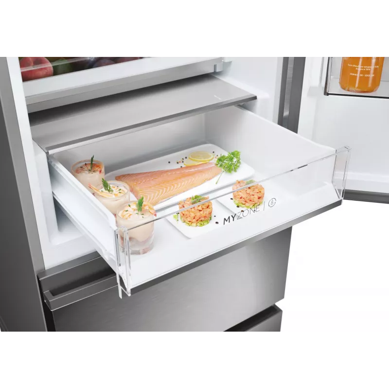 Haier 3D 60 Serie 5 HTW5620DNMG vapaasti seisova 414 L hopea