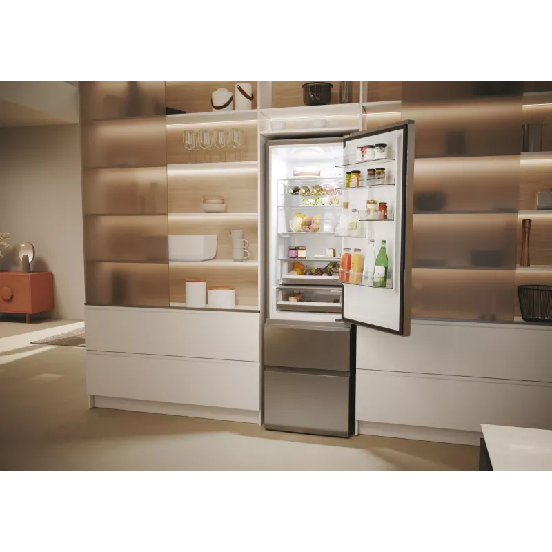 Haier 3D 60 Serie 5 HTW5620DNMG vapaasti seisova 414 L hopea
