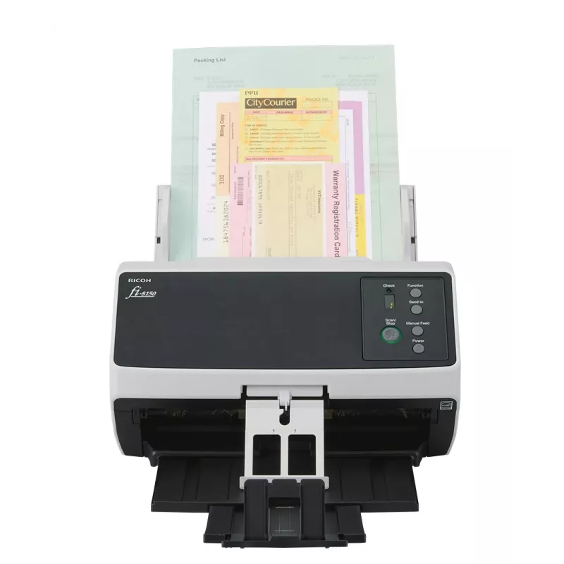 Ricoh FI-8150 ADF + syöttöskanneri 600 x 600 DPI A4 musta, harmaa